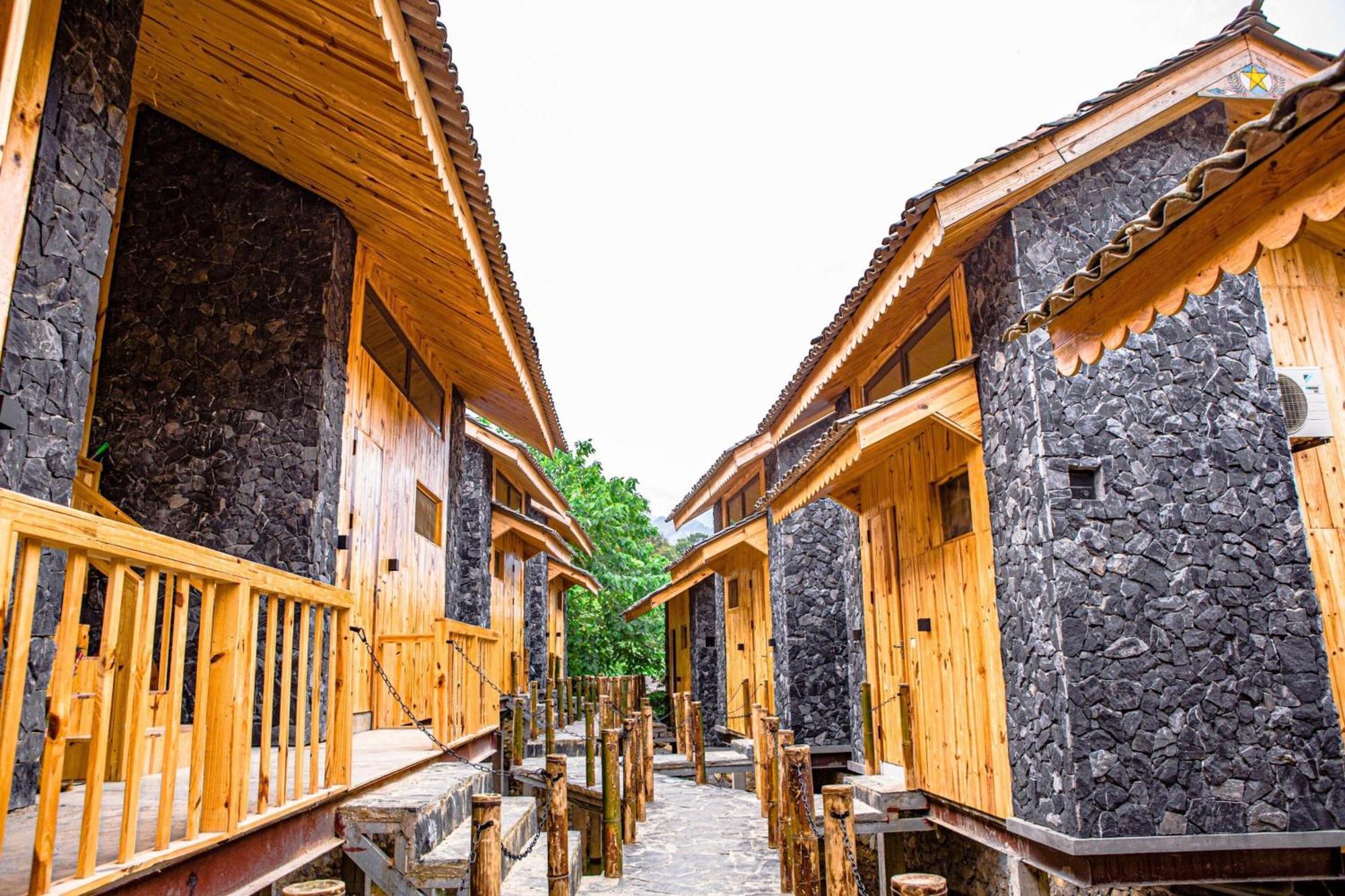 Chien'S Lodge Du Gia Làng Cac エクステリア 写真