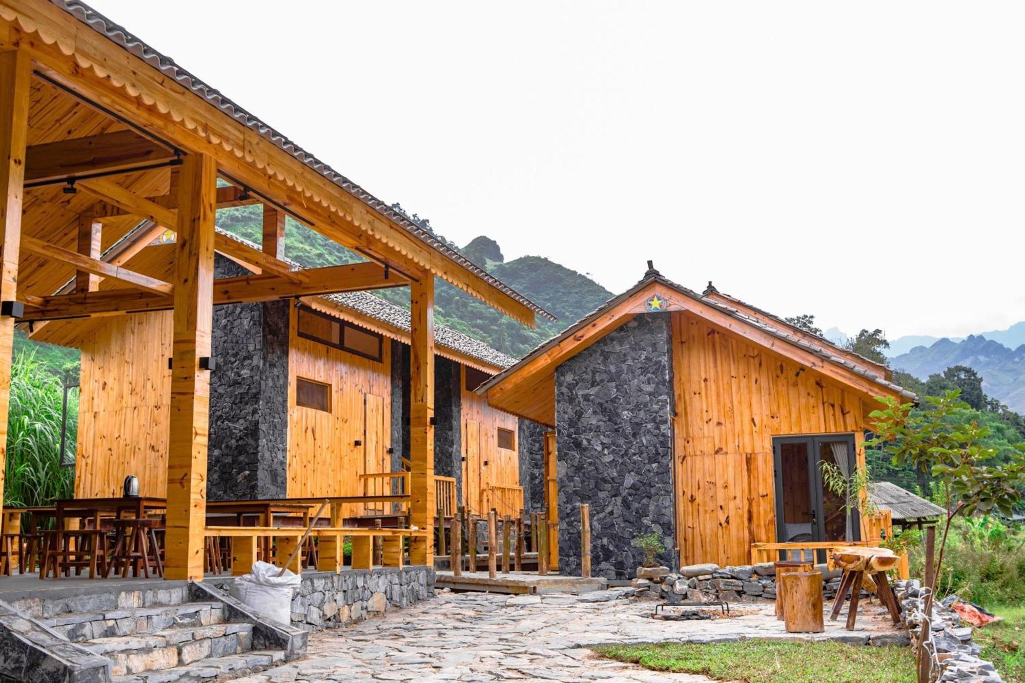 Chien'S Lodge Du Gia Làng Cac エクステリア 写真